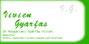 vivien gyarfas business card
